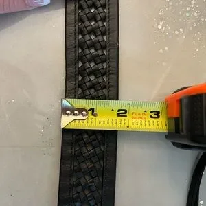 Tory Burch black leather braided belt size small. Waist 29-32 inches. New WOT. Tory Burch | Accessories | Tory Burch Black Leather Braided  main image 4